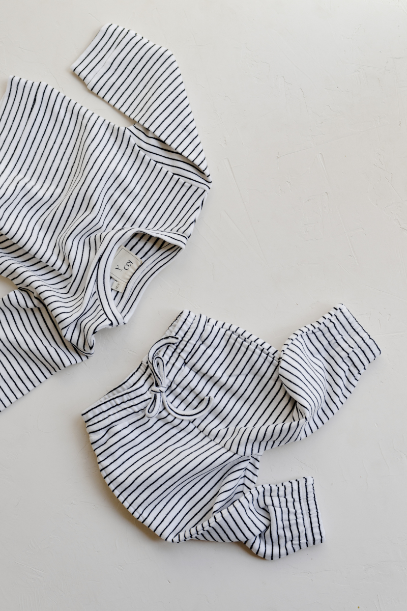 Velvet Stripes Set - Pinstripe